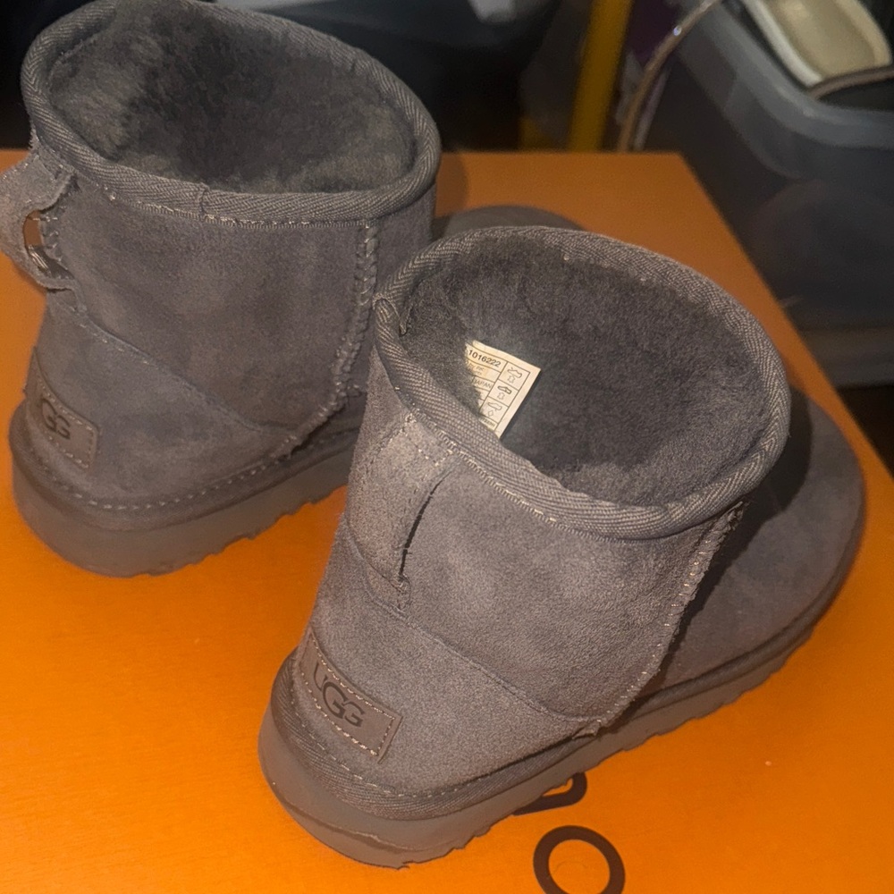 UGG Charcoal Suede Ankle Boots